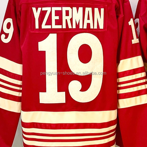 Pronto para enviar Detroit Sergei Fedorov Centenário Vermelho Melhor Qualidade Costurado National Hockey Jersey - Product Image 3