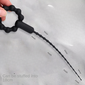 Titreşimli ve Sperm Çıkarma Özellikli Silikon Üretral Dilatör Erkek Yetişkin Zevk Oyuncağı - Product Image 3