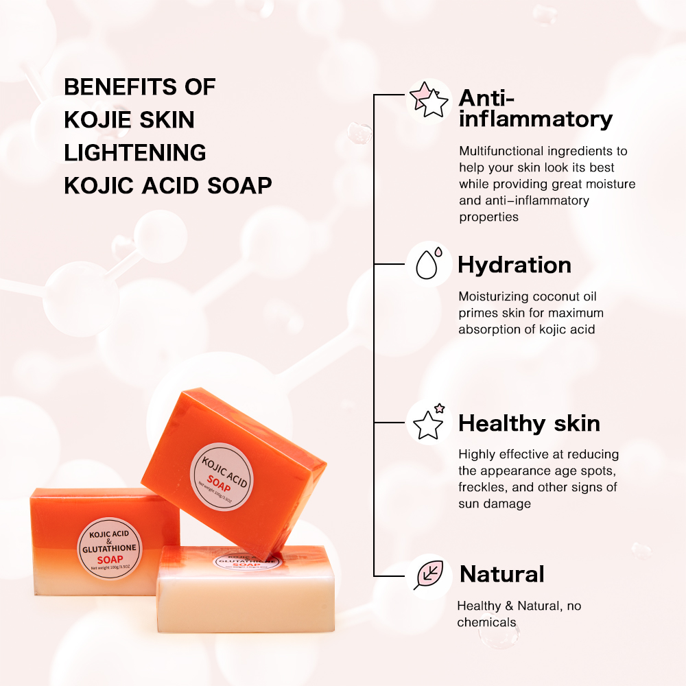 kojic acid and glutathione soap benefits Amazon.com : Koji White Kojic Acid & Glutathione Skin Brightening Soap for  Body & Face Exfoliating, Hydrating and Cleansing Bar for Reduce the  Appearance of Fine Lines and Wrinkles, Vegan, 2.82 oz ( main image 0