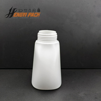 Bouteilles à pompe à mousse de savon transparentes blanches en HDPE de 300ml avec pompe moussante et bouchon de bouteille de lavage du visage