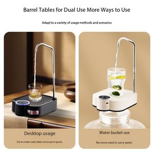 Bomba de Agua Eléctrica Inteligente Recargable, Dispensador de Agua Automático para Botellas de Galón, Bomba de Agua Portátil para Hogar y Oficina - Product Image 6