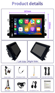 CARUPEZ-Reproductor estéreo para coche con Android, 7 pulgadas, para Ford F150/F250/F350 <span class=keywords><strong>Edge</strong></span> Mustang <span class=keywords><strong>Explorer</strong></span> 2004-2014 OEM DSP, GPS, transmisor FM, tarjeta SD - Product Image 5