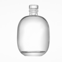 Exquis 330ml 500ml 1000ml Bouteilles en verre rondes pour fruits Vin Whisky Chine Fabrication en gros