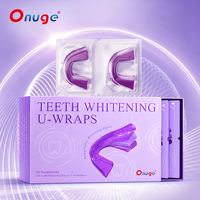 Violet Purple - Tiras Blanqueadoras de Dientes en Forma de U, 10 Pares, 20 Piezas - Fórmula HP de Menta Fresca - Cuidado Dental Profesional para Uso en el Hogar Onuge