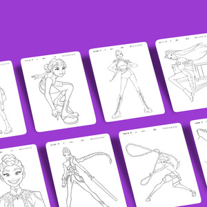 Carnet <span class=keywords><strong>de</strong></span> <span class=keywords><strong>coloriage</strong></span> et d'art ligné A6 pour enfants, sur le thème <span class=keywords><strong>de</strong></span> l'anime Kpop <span class=keywords><strong>Demon</strong></span> <span class=keywords><strong>Slayer</strong></span>, avec motifs <span class=keywords><strong>de</strong></span> personnages féminins, format spirale - Product Image 5