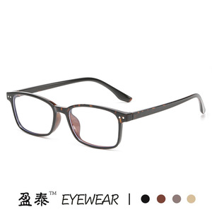 แว่นตา Yingtai TR90 กรอบสี่เหลี่ยม ป้องกันแสงสีฟ้า เลนส์ใสเต็มกรอบ สำหรับผู้ชายและผู้หญิง ใช้กับคอมพิวเตอร์ - Product Image 4