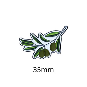 Badge personnalisé gravé avec des éléments nationaux palestiniens modernes, en métal émaillé, autocollant pour téléphone - Product Image 1