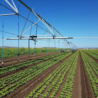 Système d'irrigation à pivot central Gengze d'occasion de 30/50/80/200 hectares avec surveillance à distance, construction métallique, garantie de 2 ans