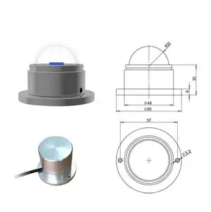 תוצרת סין יציבות טובה 300-1100nm RS485 4-20mA 0-5V חיישן קרינה סולארית פוטו-אלקטרית לחקלאות חממה