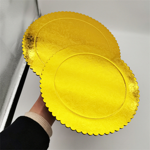 Plaques de base de gâteau <span class=keywords><strong>en</strong></span> or personnalisées de 3MM, cercles de gâteau <span class=keywords><strong>en</strong></span> <span class=keywords><strong>carton</strong></span> rond de haute qualité, vente <span class=keywords><strong>en</strong></span> gros - Product Image 4