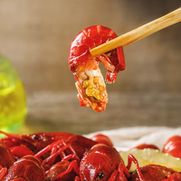 Écrevisses surgelées prêtes-à-manger en sauce épicée du Sichuan Écrevisses précuites à coque Mala IQF