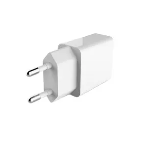 Grosir steker EU adaptor pengisi daya dinding 10W 5W pengisi daya USB portabel 5V 1A 2A untuk iPhone 15 14 adaptor perjalanan portabel