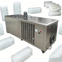 Machine professionnelle à glaçons solaires pour usage commercial, 1000 kg, 500 kg, 2 tonnes, 70 tonnes, pour la production de grands blocs de glace, prix réfrigérateur
