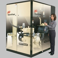 Compresor de Aire de Tornillo de Dos Etapas Sin Aceite Ingersoll Rand E200i, 200KW, 37.6m3 por Minuto, 7.5bar, IE3 0, Uso Industrial