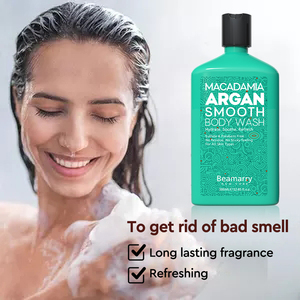 Huile d'argan biologique beurre hydratant nettoyant rafraîchissant à base de plantes nettoyant <span class=keywords><strong>pour</strong></span> le corps fournitures de <span class=keywords><strong>bain</strong></span> <span class=keywords><strong>pour</strong></span> hommes gel douche blanchissant - Product Image 4