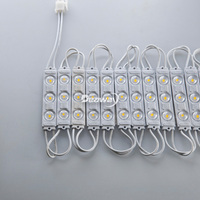 Module LED avec lentille AC 220V 110V SMD 3030 3 LED Blanc froid Blanc chaud Bleu IP65 Modules LED pour enseignes lumineuses