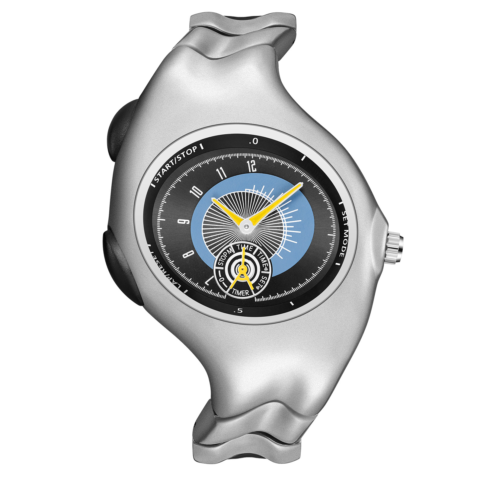 Amazon.com: BENLYDESIGN Unique Metal Watch, Stainless Steel
