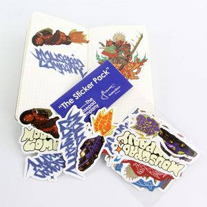 Autocollants découpés sur mesure, imperméables, imprimés en sérigraphie/UV, design personnalisé, dessin animé, logo personnalisé, PVC/vinyle, publicité - Product Image 5