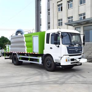 รถบรรทุกดงเฟิง 4x2 สำหรับพ่นละอองน้ำควบคุมฝุ่นละออง ถังเก็บน้ำ 12 ลูกบาศก์เมตร ปืนฉีดน้ำแรงดันสูง 50-80 เมตร รถฉีดน้ำทำความสะอาดเมือง - Product Image 2