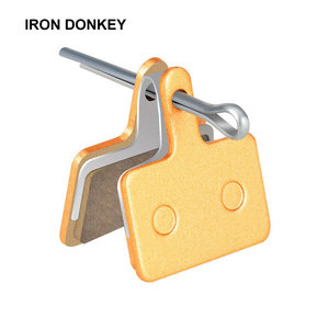 IRONDONKEY Wholesale Universal Mountain Bike & BMX <b>Disc</b> Brakes All-metal <b>Gold</b> Ketone-based Brake Pads - Product Image 3