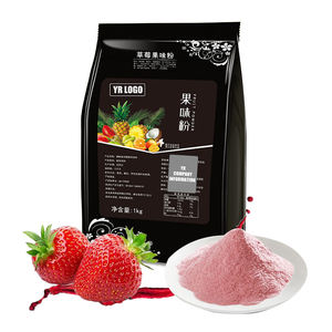 Poudre de thé aux fraises instantanée saveur lait, mélange pour bubble tea de Chine, ingrédients de qualité supérieure pour bubble tea, vente en gros OEM - Product Image 5