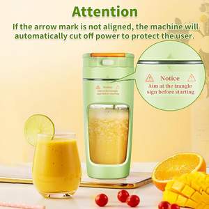 Portable Blender Mixer Usb Juicer Bottle Professional <b>Rechargeable</b> Electric Mini Fruit Cup Ginger Juicer Extractor Blender - Product Image 6