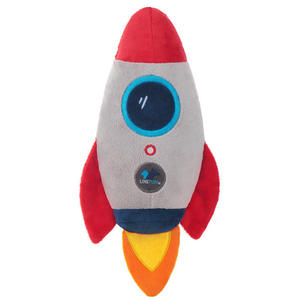 Ensemble de jouets pour animaux de compagnie : Jouets à mâcher pour chiots « Rêve étoilé », jouets sonores pour chiens en forme de fusée astronaute pour la santé dentaire des animaux - Product Image 6