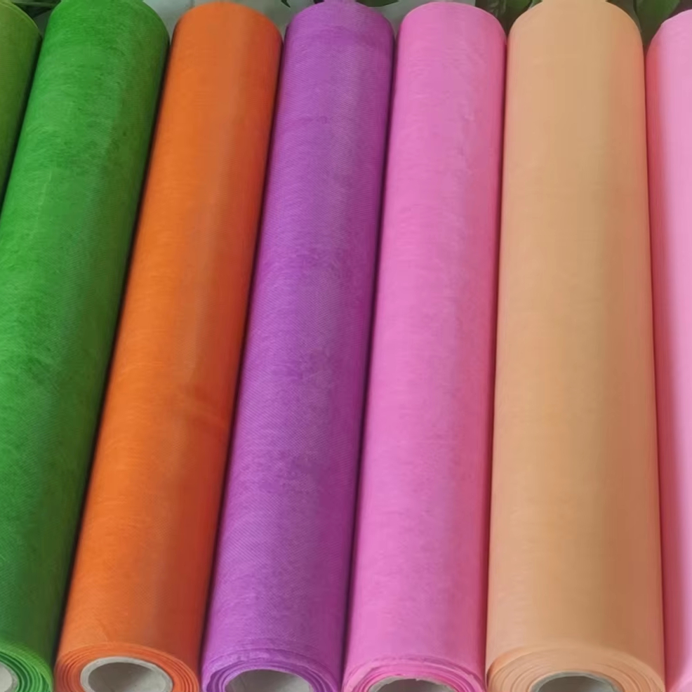 Aging Resistant GRS RPET Spun-bonded Non Woven Fabric for Shopping Bags Recycled Material PET Fabric