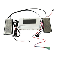 Contrôleur de miroir de maquillage LED en verre avec 6 touches, variateur tactile, dégivreur et affichage de l'heure et de la température, DC12V 60W