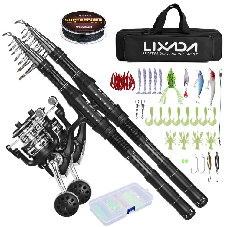 Ultra Light Fishing Rod and Reel Combos 2 PieceTelescopic Fishing Pole with  Spinning Reel Combo Kit Fishing Line Lures Hooks Set| Alibaba.com