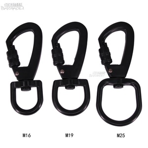 Baichao M16 Kẽm Hợp Kim Kim Loại Con Chó Xoay <span class=keywords><strong>Clip</strong></span> Xoay Khóa Chuỗi Snap Carabiner Móc Cho Cắm Trại Đi Bộ Đường Dài/Vật Nuôi - Product Image 3