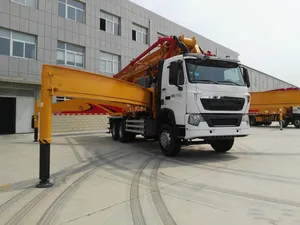 Цементный насос, 37 м евро В 6*4, для грузовика, бетононасос HB37K, горячая Распродажа HB37V/HB37A