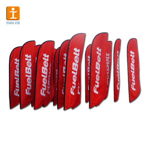 Cờ Lông Vũ Đi Biển TJ, Cờ In Hình Chữ Nhật, Con Dao, Giọt Nước - Product Image 5