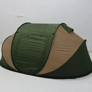 2-3 Person Detachable Floor Fiber Glass Pop up Automatic Pole Camping Tent