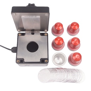 Scelleuse manuelle à capsules Nespresso électrique, neuve, en aluminium, <span class=keywords><strong>pour</strong></span> capsules de boissons, avec système de scellage par feuille - Product Image 6