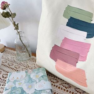 Bolsa de Mano de Lona de Algodón Personalizada con Graffiti, Bolsa de Hombro de Lona Reutilizable para Compras y Viajes, Personalizable para Mujer - Product Image 4