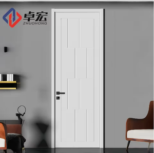 Portes intérieures françaises pré-montées Zhuohong personnalisables, demi-arche 30 <span class=keywords><strong>x</strong></span> 80 - Product Image 3