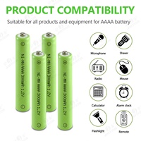 JINTION Nimh AAAA 300mAh 1.2V 40.5MM pour stylet microsoft Surface3 Pro3