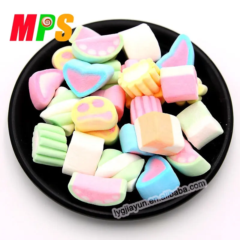 MPS Bán Hàng Tùy Chỉnh Bán Buôn Số Lượng Lớn Halal Khô Twist Marshmallow