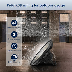 Highbay Lights Us Stock 240W 200W 150 Watt High Bay Luces Led Iluminación comercial Almacén Taller Fábrica Ufo Lámpara Led - Product Image 5