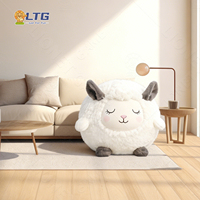 Jouets en peluche de haute qualité, mouton Dudu, taille personnalisée pour la décoration de la maison et les cadeaux, matériau sûr pour les bébés, vente en gros pour la revente