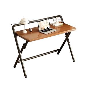 โต๊ะไม้ทึบพับได้สำหรับนักเรียนโต๊ะเขียนบ้านโต๊ะคอมพิวเตอร์ข้างเตียงแบบเรียบง่ายสำหรับสำนักงาน - Product Image 5