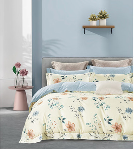 Kraliçe ve çift boyutu 5 adet pamuk baskılı yorgan setleri nevresim yastık Shams ile - Product Image 2