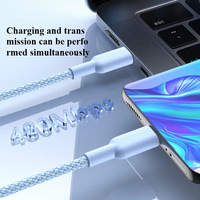 Câble de charge rapide USB-C vers USB-C PD 60W pour téléphones mobiles iPhone 15 16 17 Pro Max Samsung OPPO Xiaomi Redmi iPad