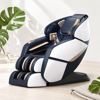 Fauteuil de massage Shiatsu 3D à chaleur, pliable, portable, moderne, de haute qualité, avec trajectoire extra-longue, zéro gravité, pour la maison