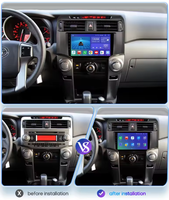 Radio Mobil Android Auto 9 Inch Carplay untuk Toyota 4Runner 2009-2019 Navigasi GPS Audio Multimedia Player