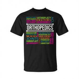 Camiseta de ortopedia para cirujanos y enfermeras con diseño de temática médica - Product Image 2