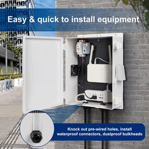 室外防水电子设备和仪器外壳15.7英寸高X 12英寸长X 5.9英寸宽恒温器接线盒 - Product Image 5