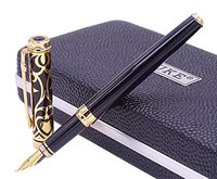 Duke Sapphire Fude Pen, Kalligrafie Vulpen Gebogen Penpunt, Fijn Tot Brede Maat Voor Handtekening En Art Tekening
