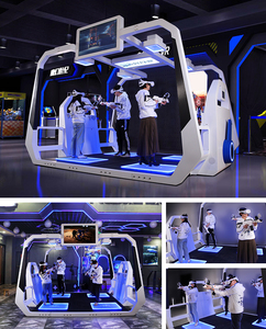 Plateforme VR interactive YHY brevetée et mise à jour pour plusieurs joueurs, simulateur de jeu de réalité virtuelle pour parcs d'attractions - Product Image 2
